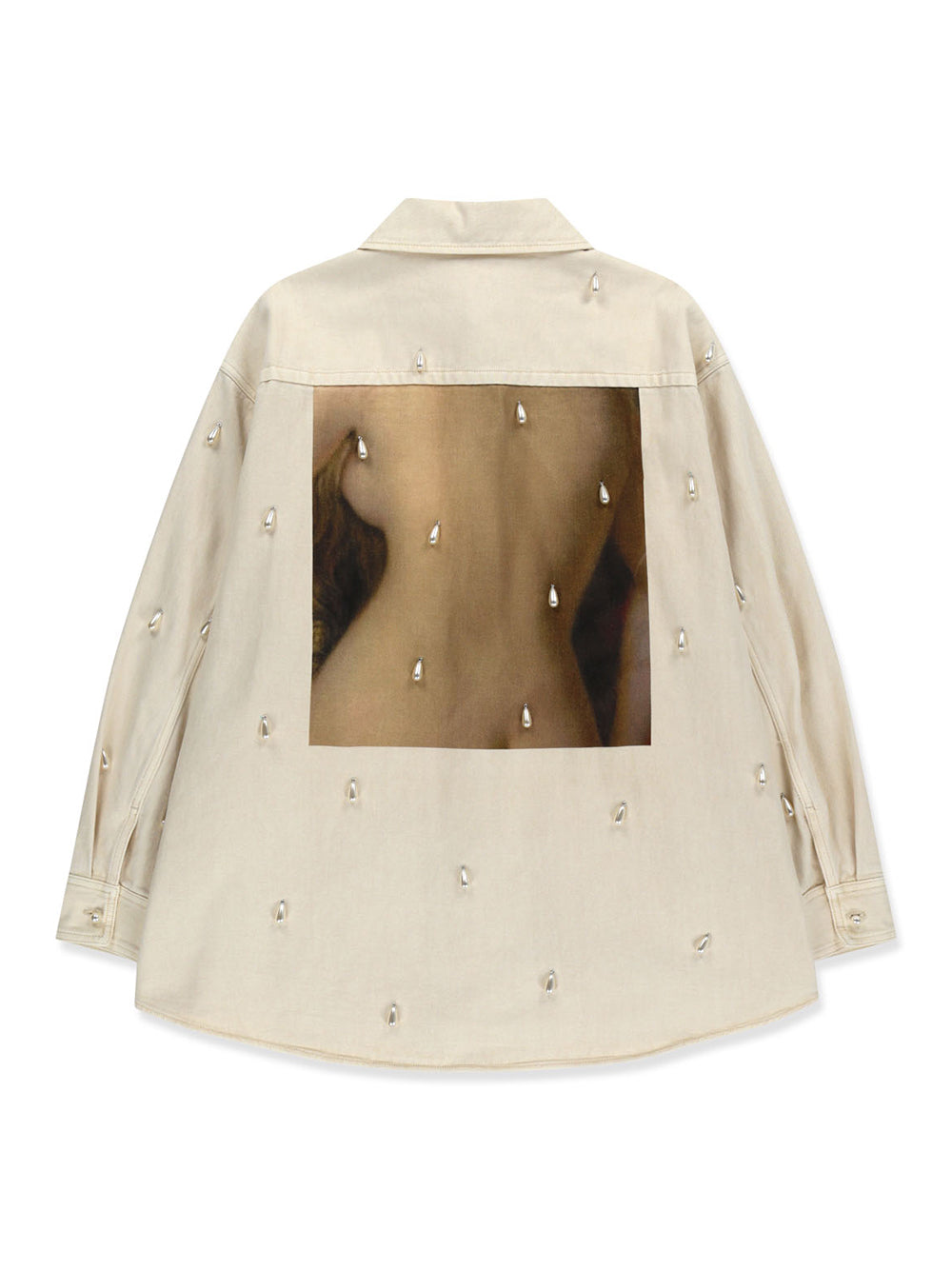 Ariel Denim Shirt Ivory