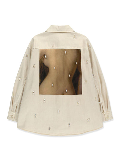 Ariel Denim Shirt Ivory