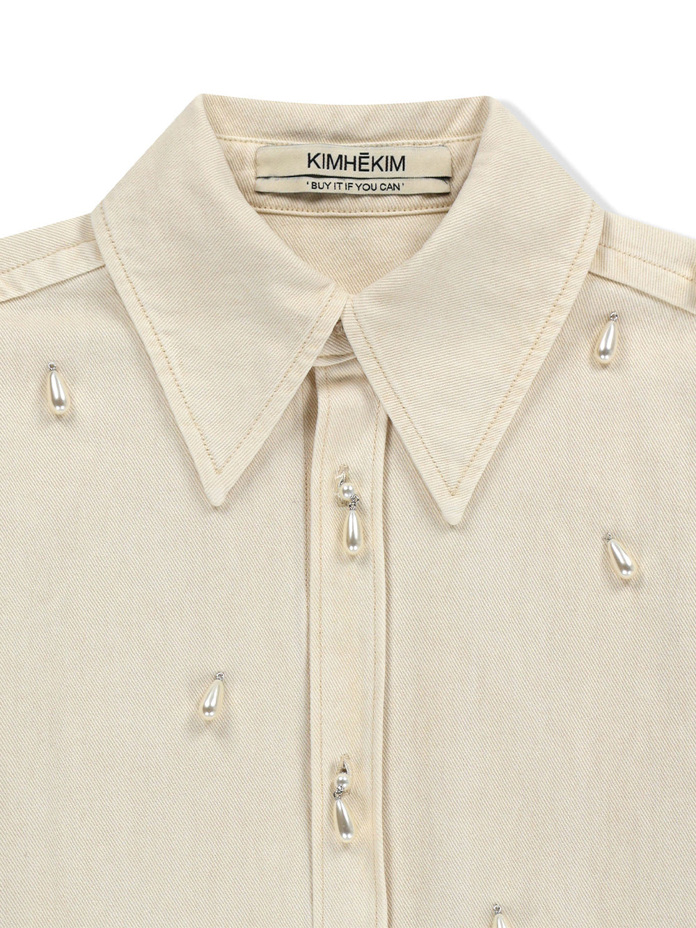 Ariel Denim Shirt Ivory