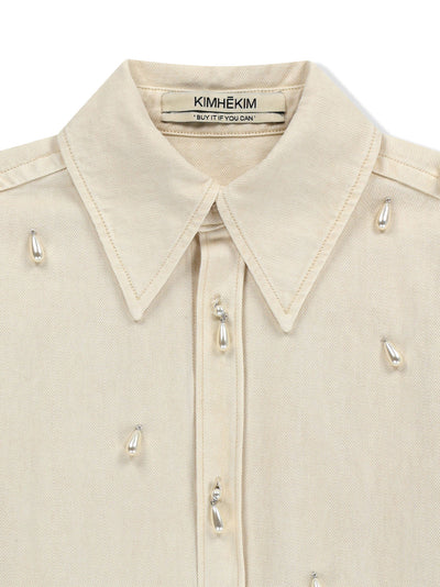 Ariel Denim Shirt Ivory