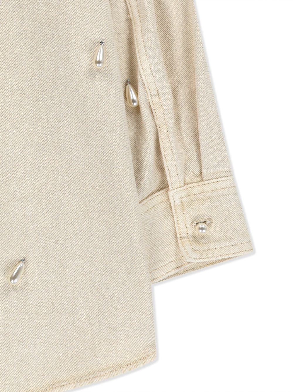 Ariel Denim Shirt Ivory