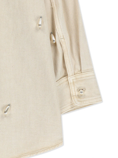 Ariel Denim Shirt Ivory