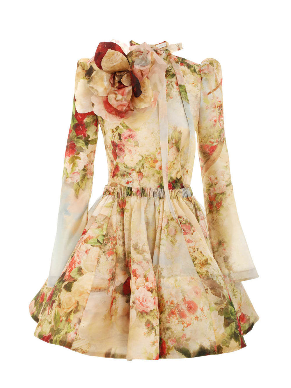 Zimmermann-LuminosityRuchedMiniDress-RosyGardenFloral-1