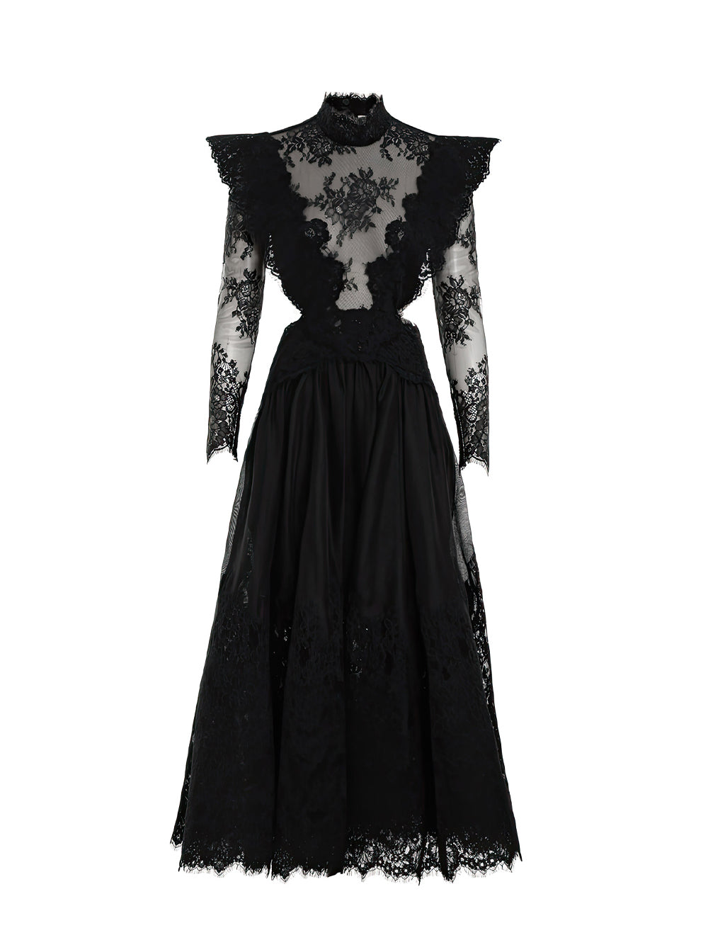 Zimmermann-SensoryLaceYokeGown-Black-1