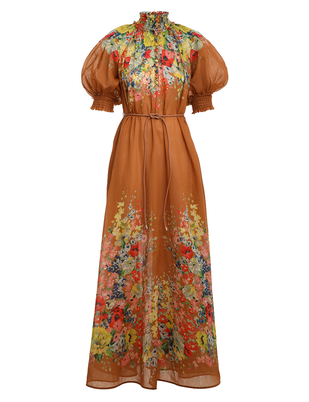 Alight Swing Maxi Dress (Tan Floral)