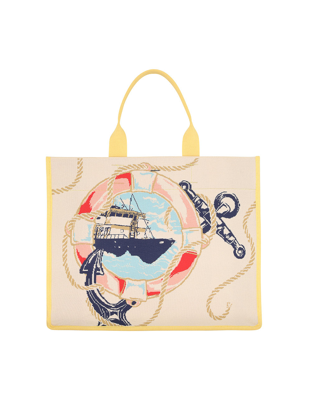 Jacquard Tote (Nautical Map)