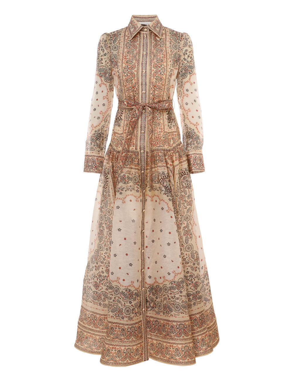 Matchmaker Shirt Dress (Cream Bandana)