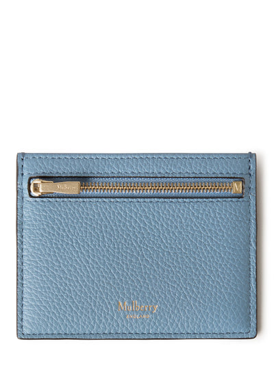Zipped Credit Card Slip (Brighton Blue)