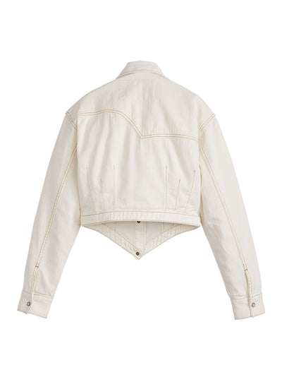 Levis X Adsb Cinched Blouse Ecru