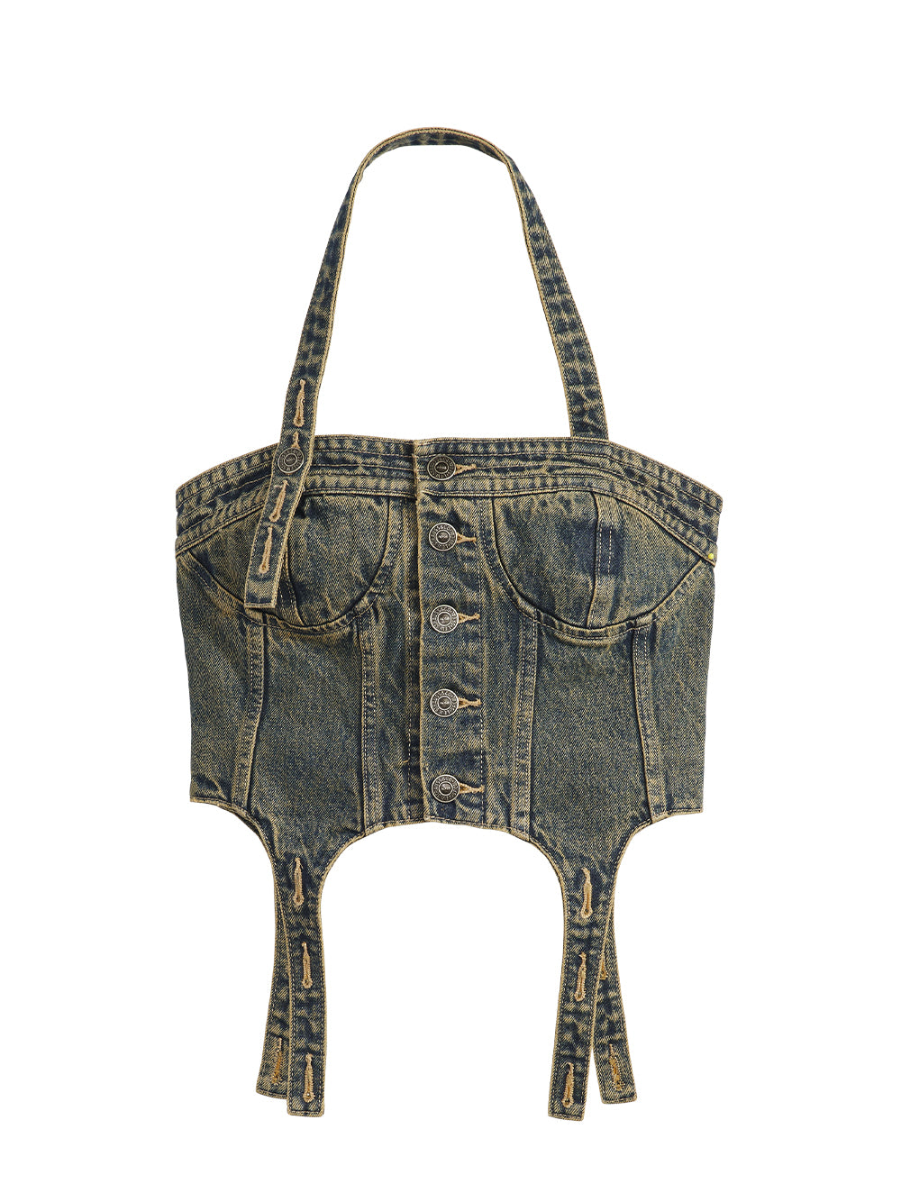 Levis X Adsb Denim Corset Tinted Indigo