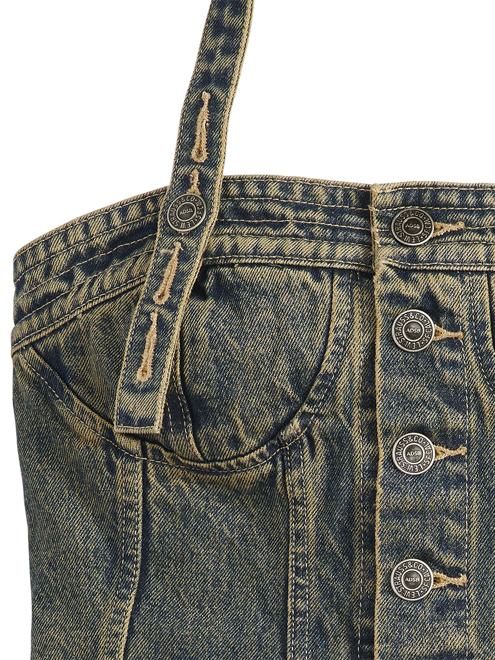 Levis X Adsb Denim Corset Tinted Indigo