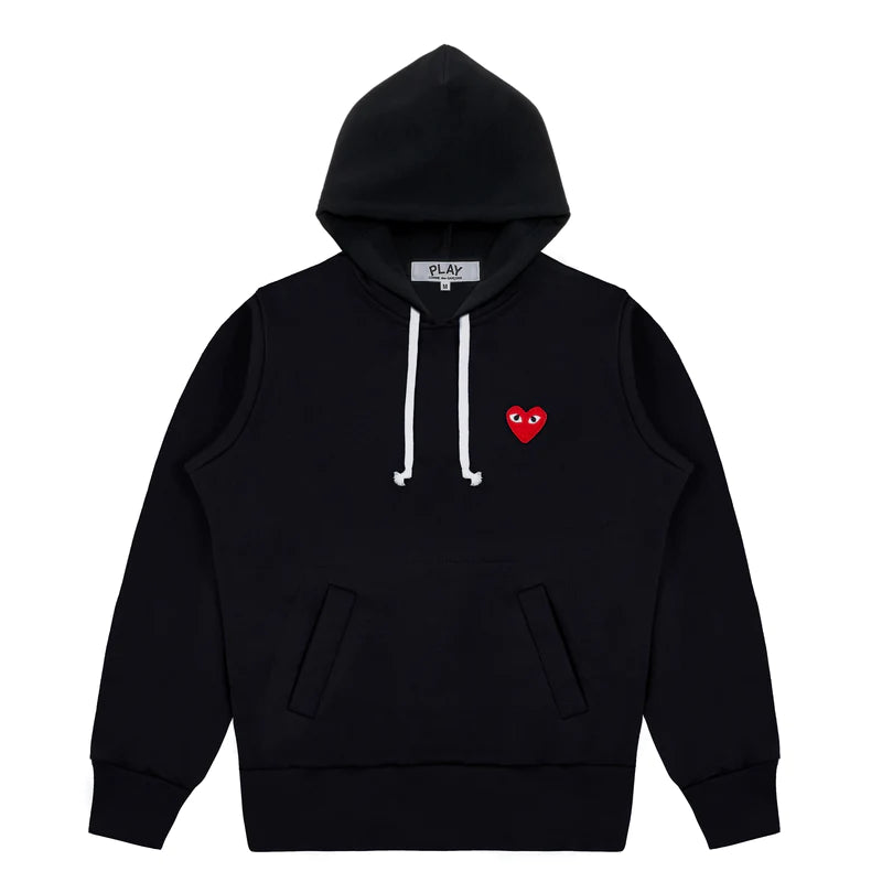 Blouson With Red Heart Women (Black)