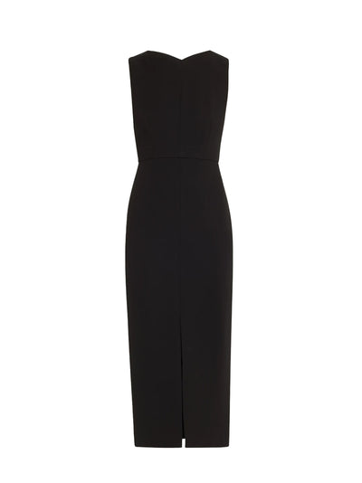 Heavy Cady Midi Dress Black