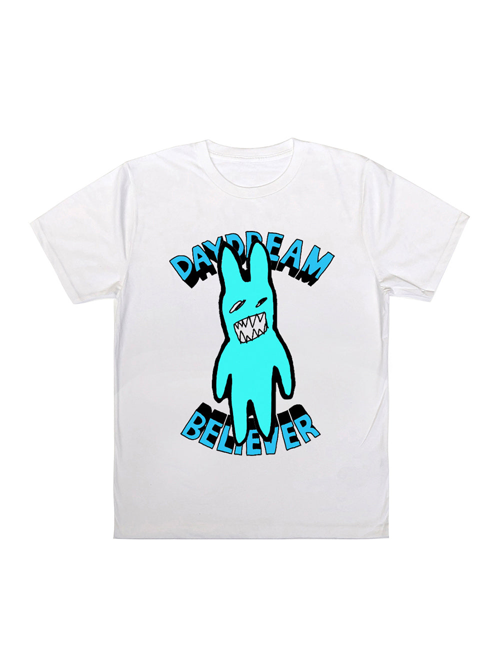 black-score-Dream-Bunny-Blue-T-shirt-White-1
