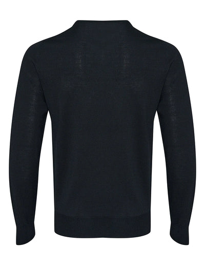 ck Calvin Klein-Extra Fine Merino Wool Crew-Black-2