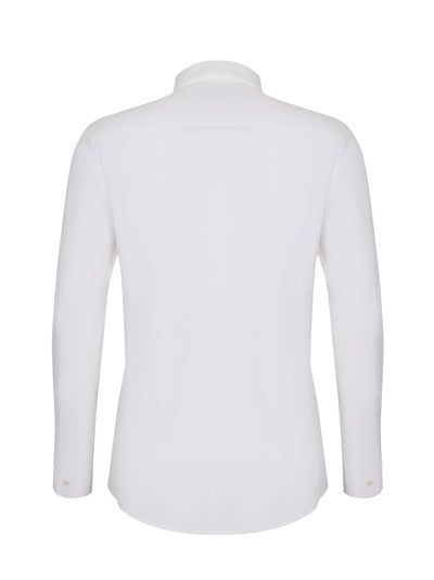 Poplin Long Sleeve Shirt (White)