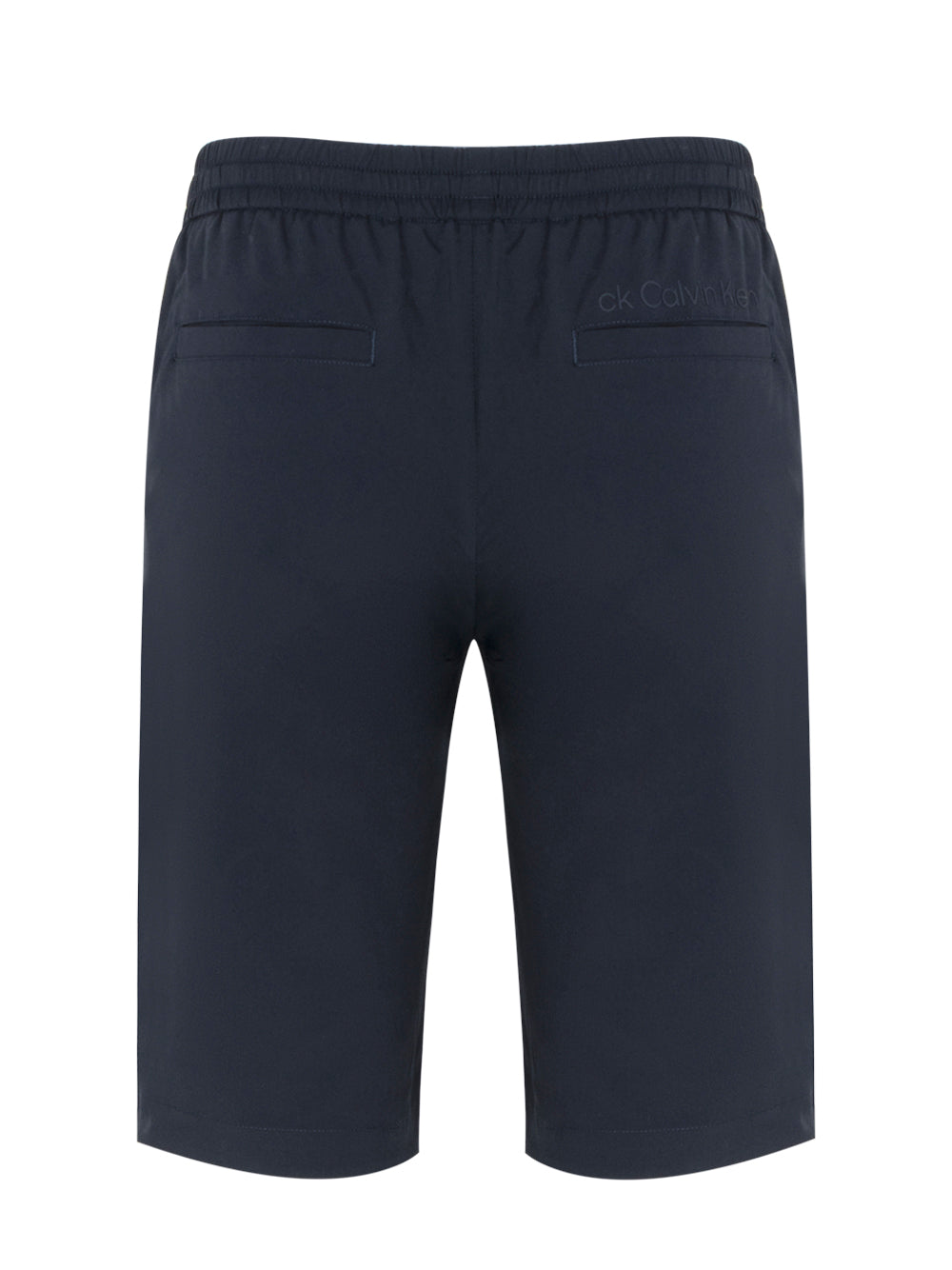 Exposed Drawcord Elasticated Shorts (Navy)