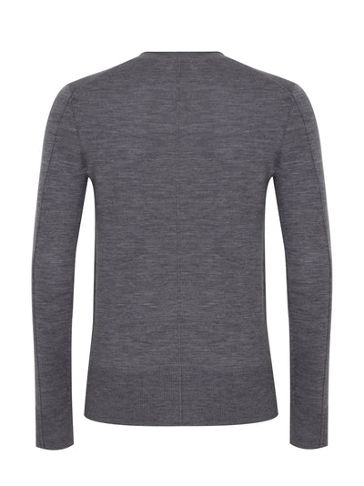 Long Sleeve Rolled Neck (Grey)