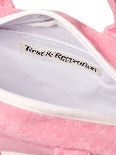 RR Logo Terry Tote Bag Pink