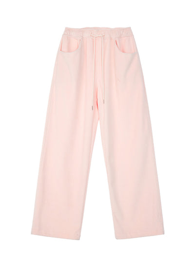RR Velvet Jogger Pants Pink