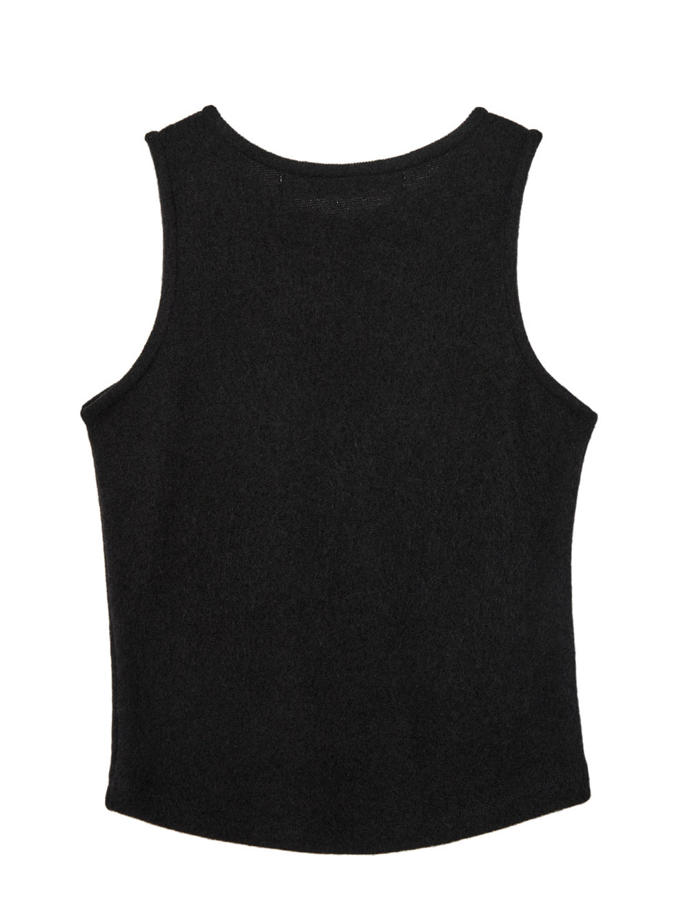 RR Hairy Knit Tank Top Black