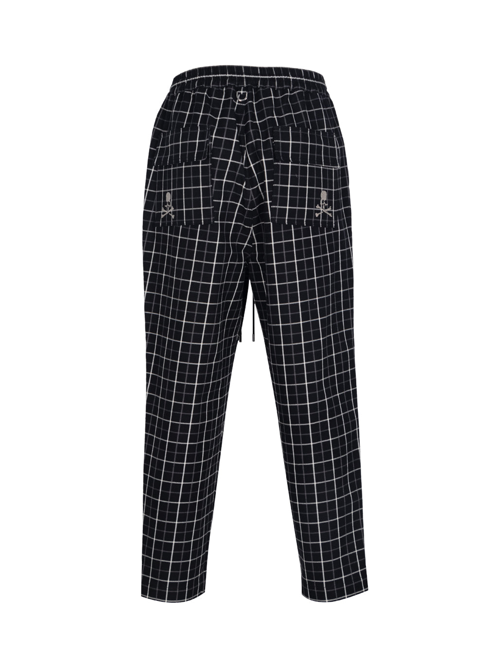    mastermindjapan-Easy-Waist-Tapered-Trousers-BlackPlaids-2