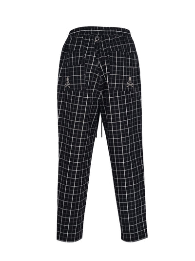    mastermindjapan-Easy-Waist-Tapered-Trousers-BlackPlaids-2