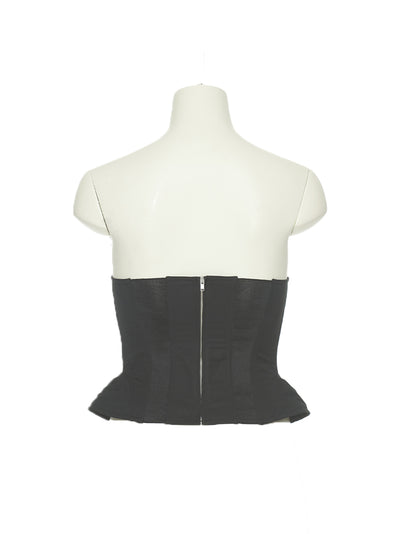 Tullip Bustier Top (Black)