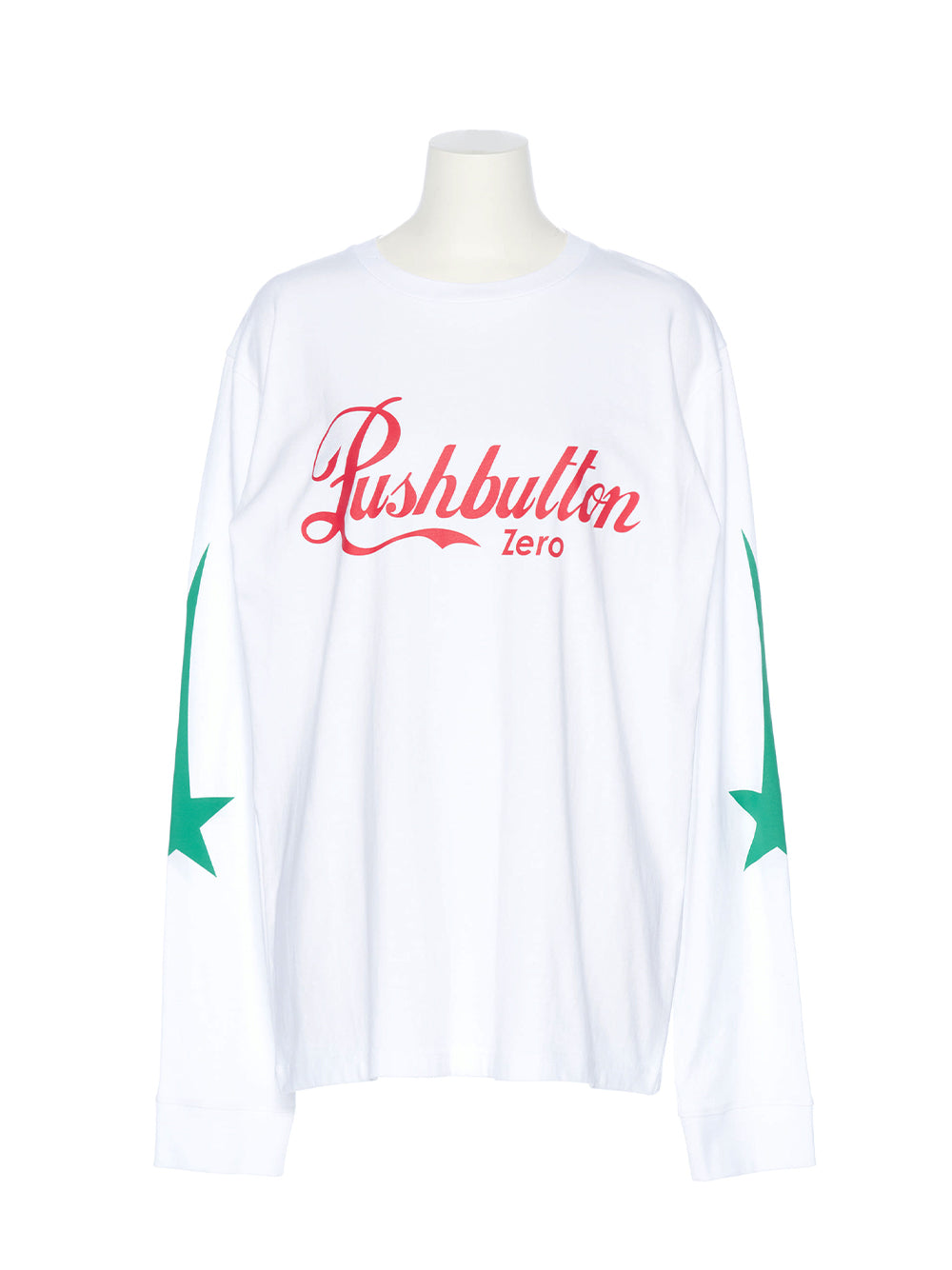 Graphic Printed Longsleeve T-Shirt (White)