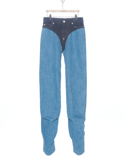 Panty Point Pegged Jeans (Blue)