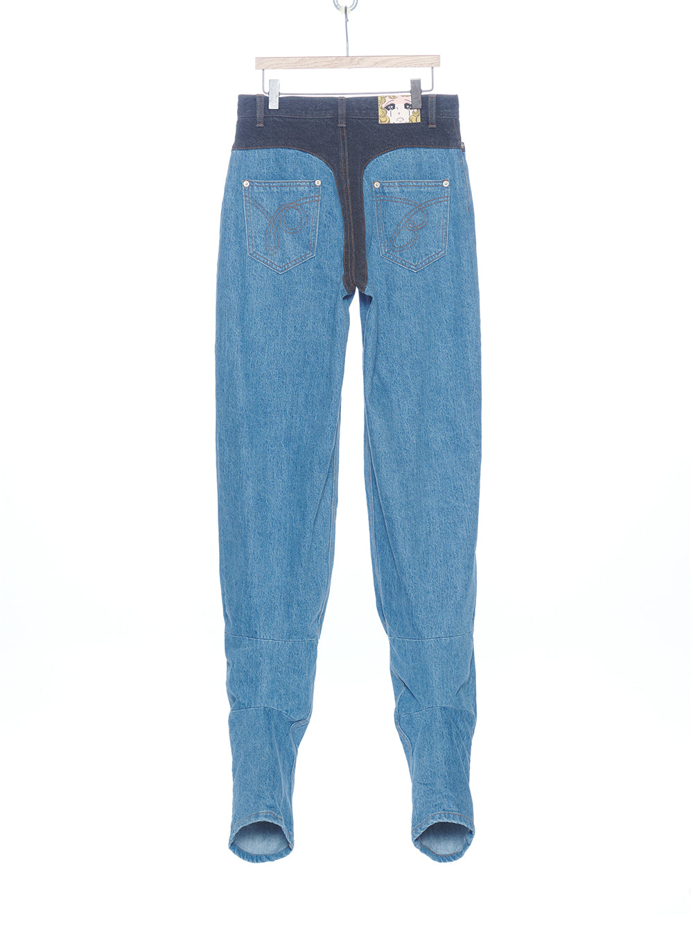 Panty Point Pegged Jeans (Blue)