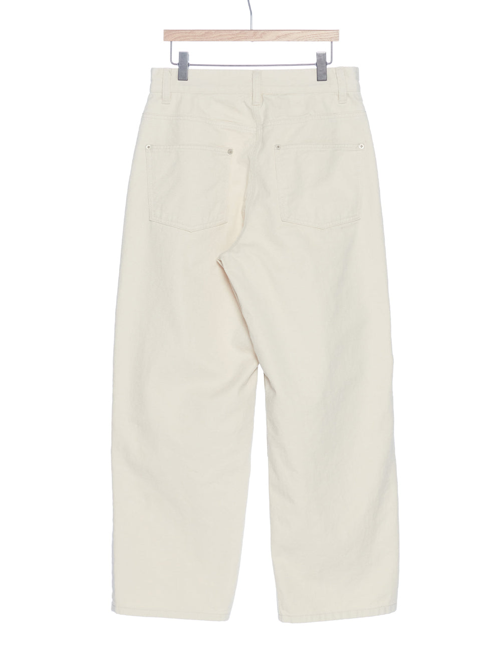 Patch Point Wide Pants (Ivory)