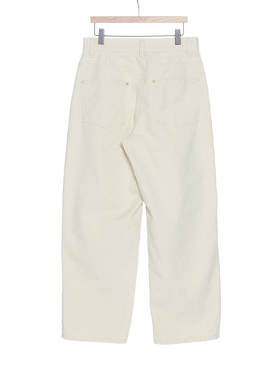 Patch Point Wide Pants (Ivory)