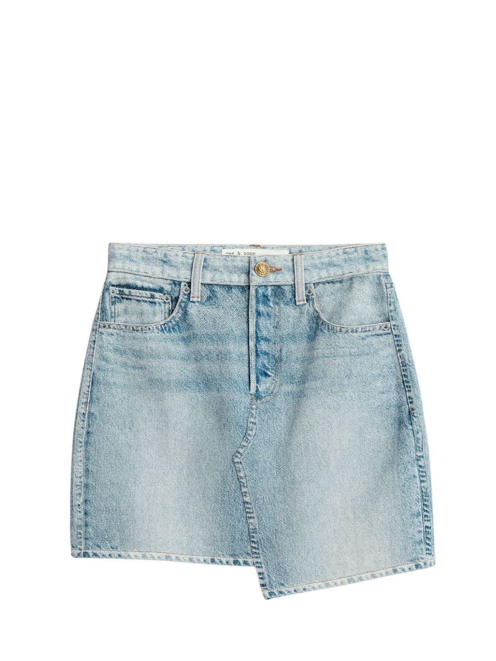 rag&bone Canvas Miramar Mini Skirt Blue 1