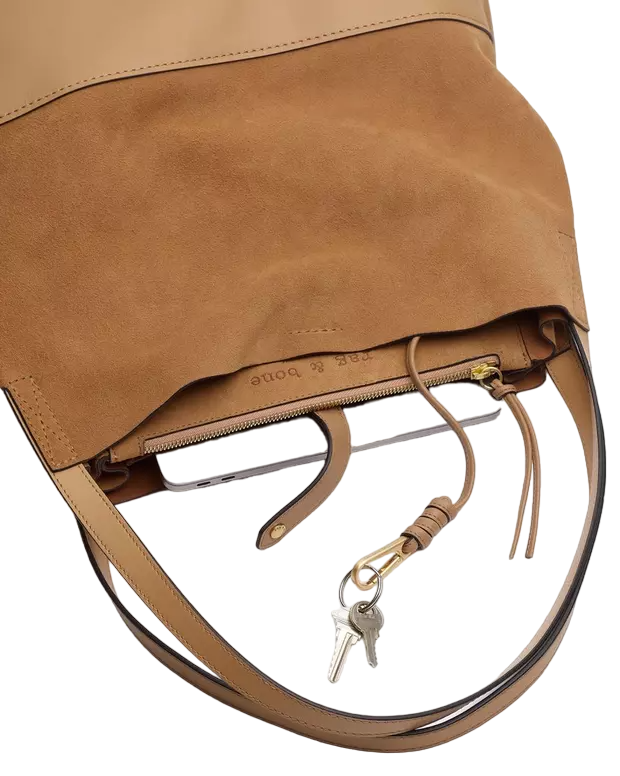 rag-bone-Passenger Tote 2.0-Camel Suede-4