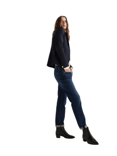 Dre Low-Rise Slim Boyfriend Ella