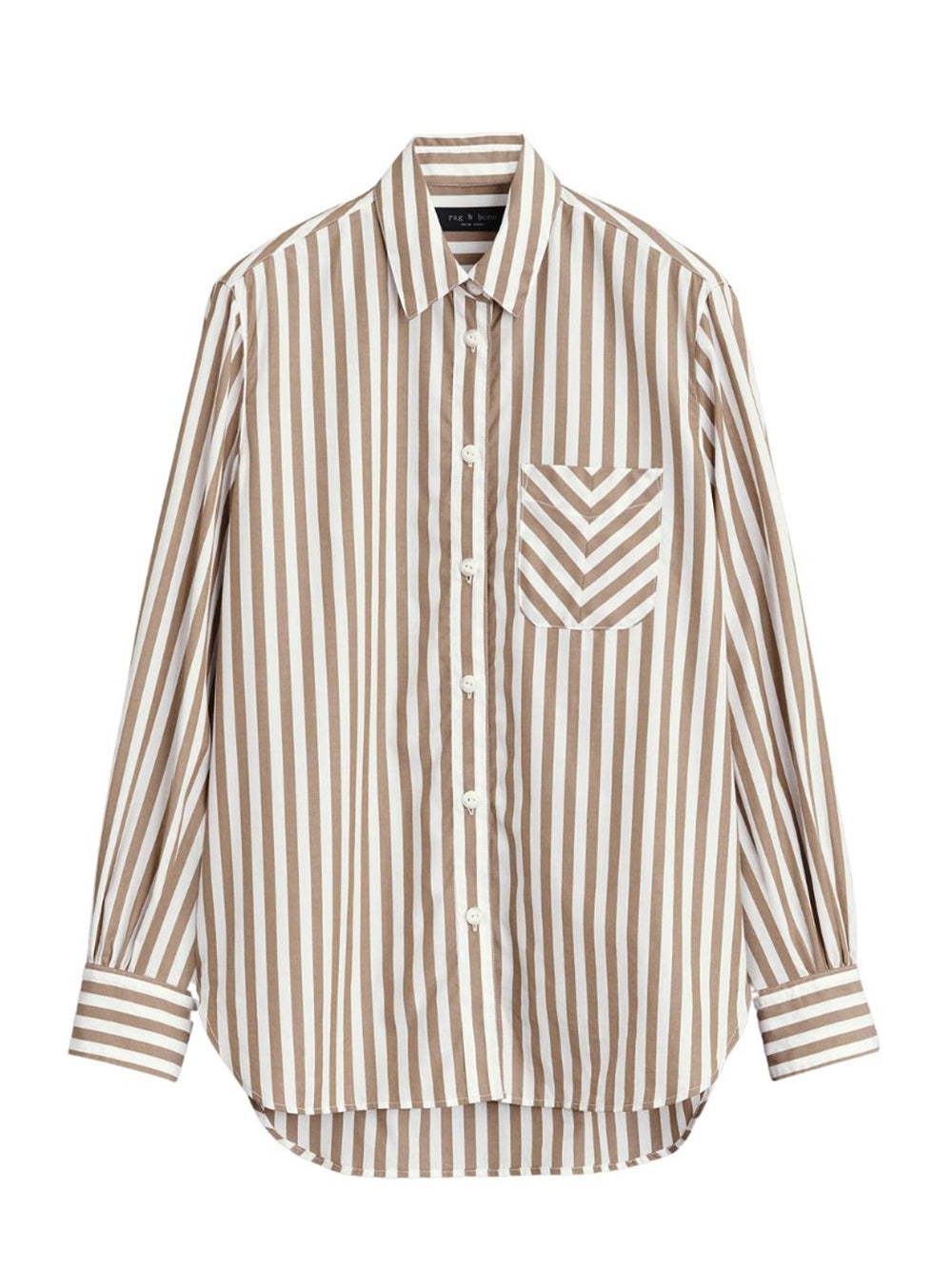 Maxine Button Down Shirt Brwstripe