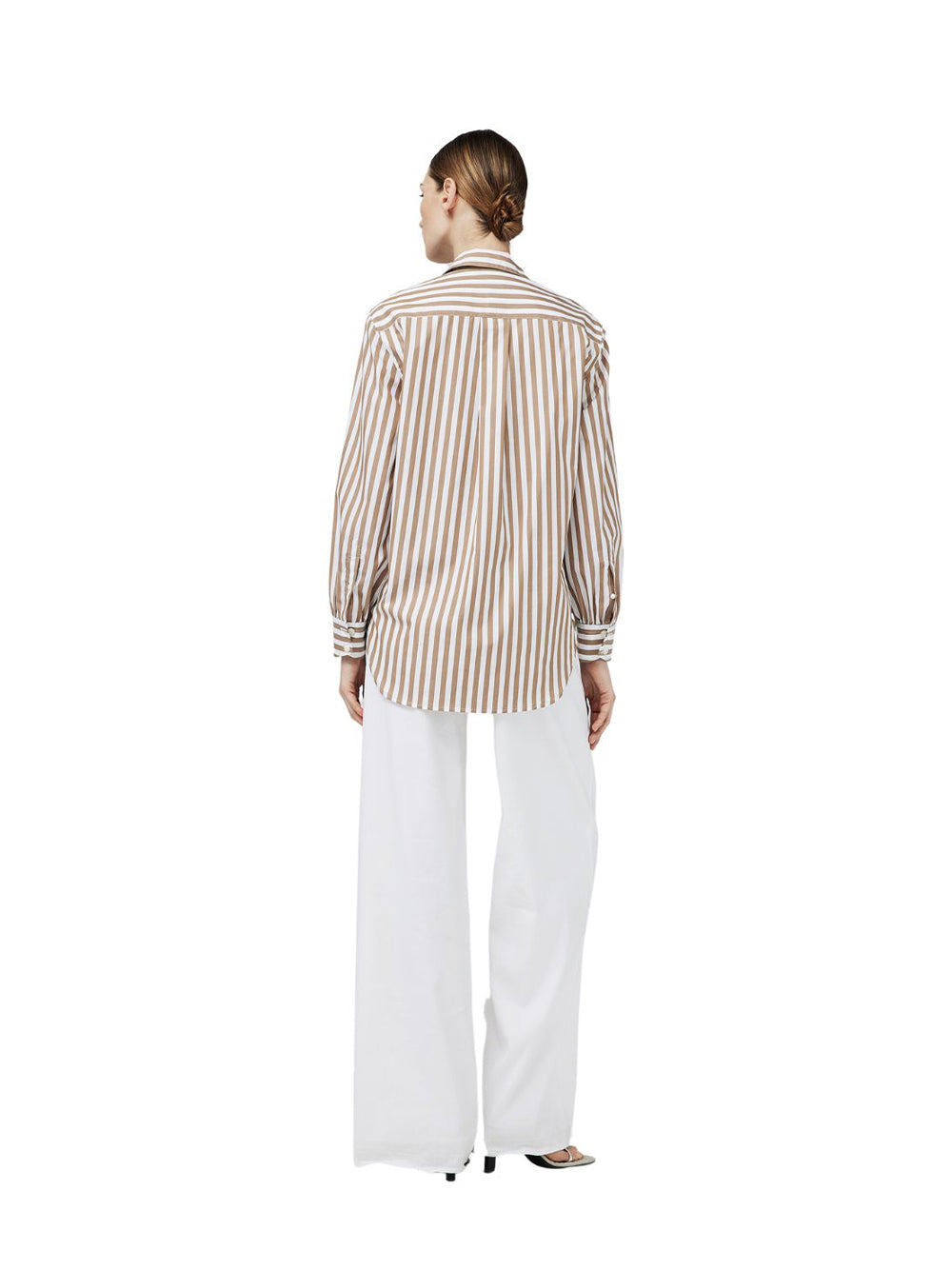 Maxine Button Down Shirt Brwstripe