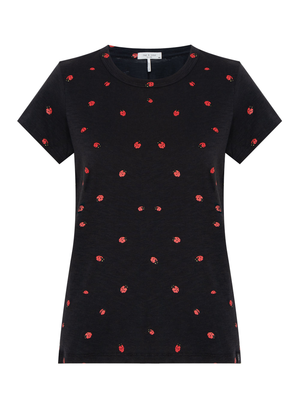 All Over Ladybug Tee (Black Multi)