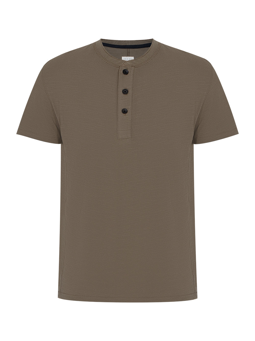Classic Short Sleeve Henley (Olive)