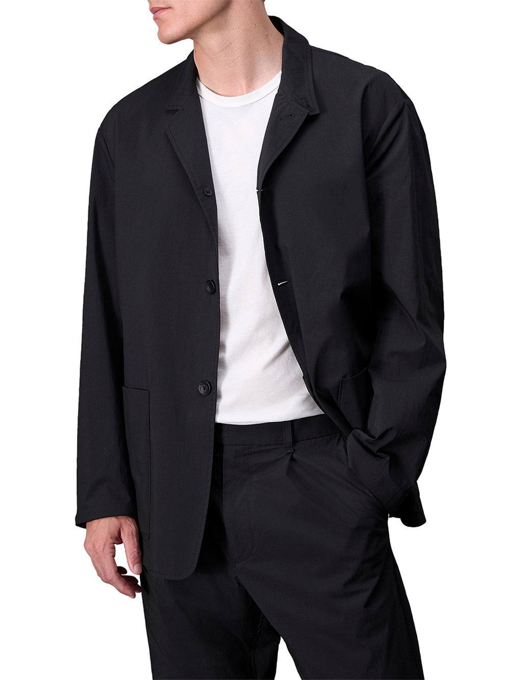 Gramercy Cotton Blazer (Black)