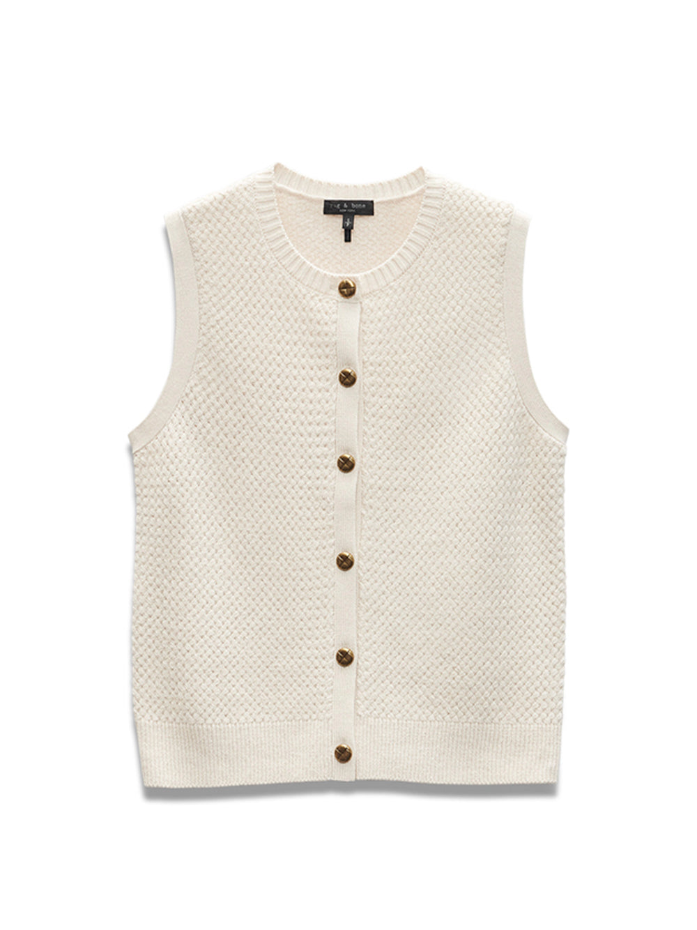 Jax Sleeveless Cardigan (Turtledove)