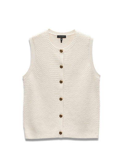 Jax Sleeveless Cardigan (Turtledove)