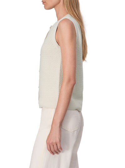 Jax Sleeveless Cardigan (Turtledove)