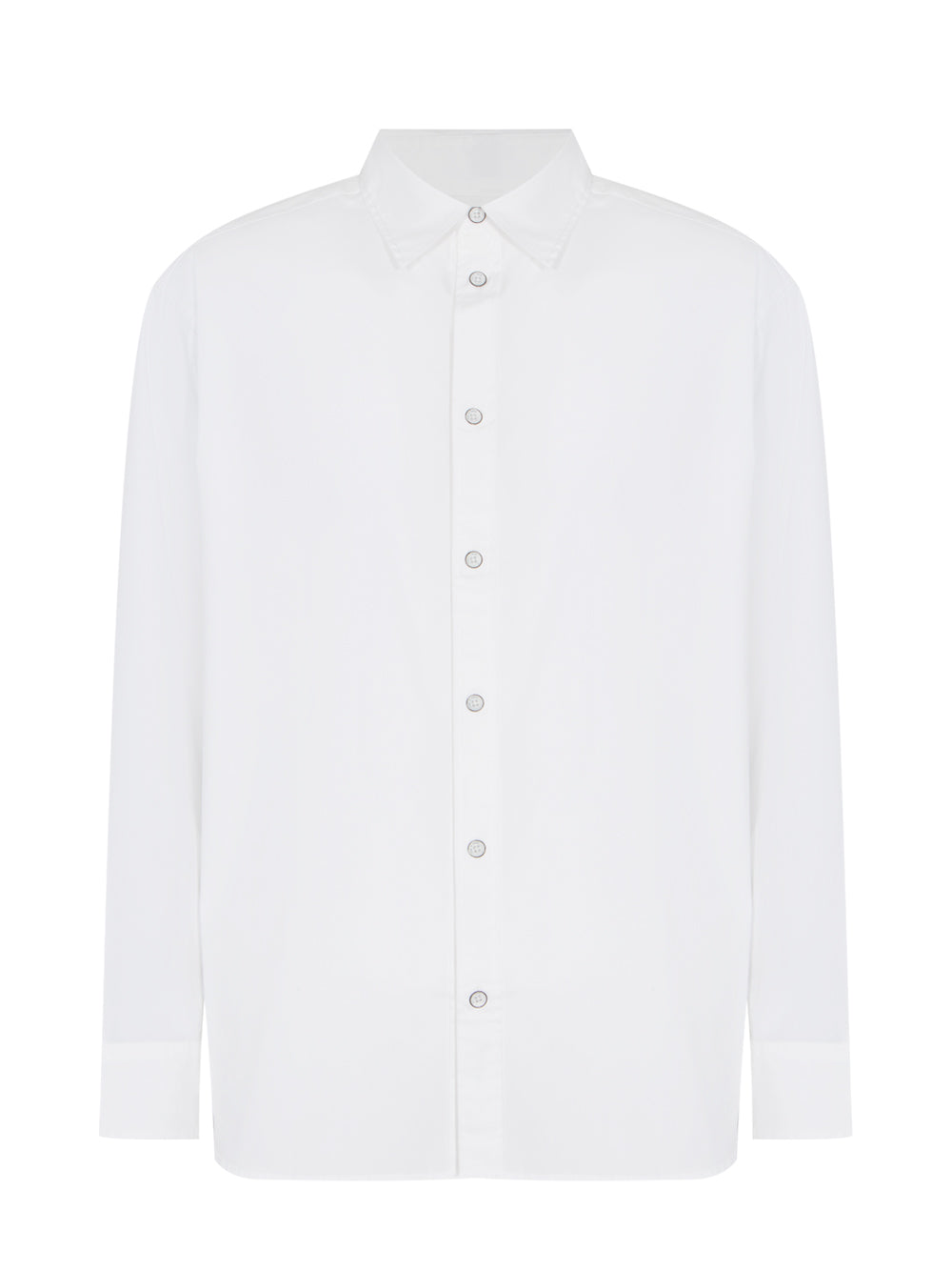 Matthew Poplin Shirt (White)