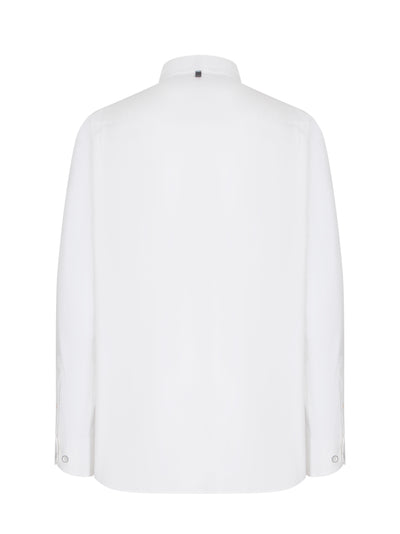 Matthew Poplin Shirt (White)