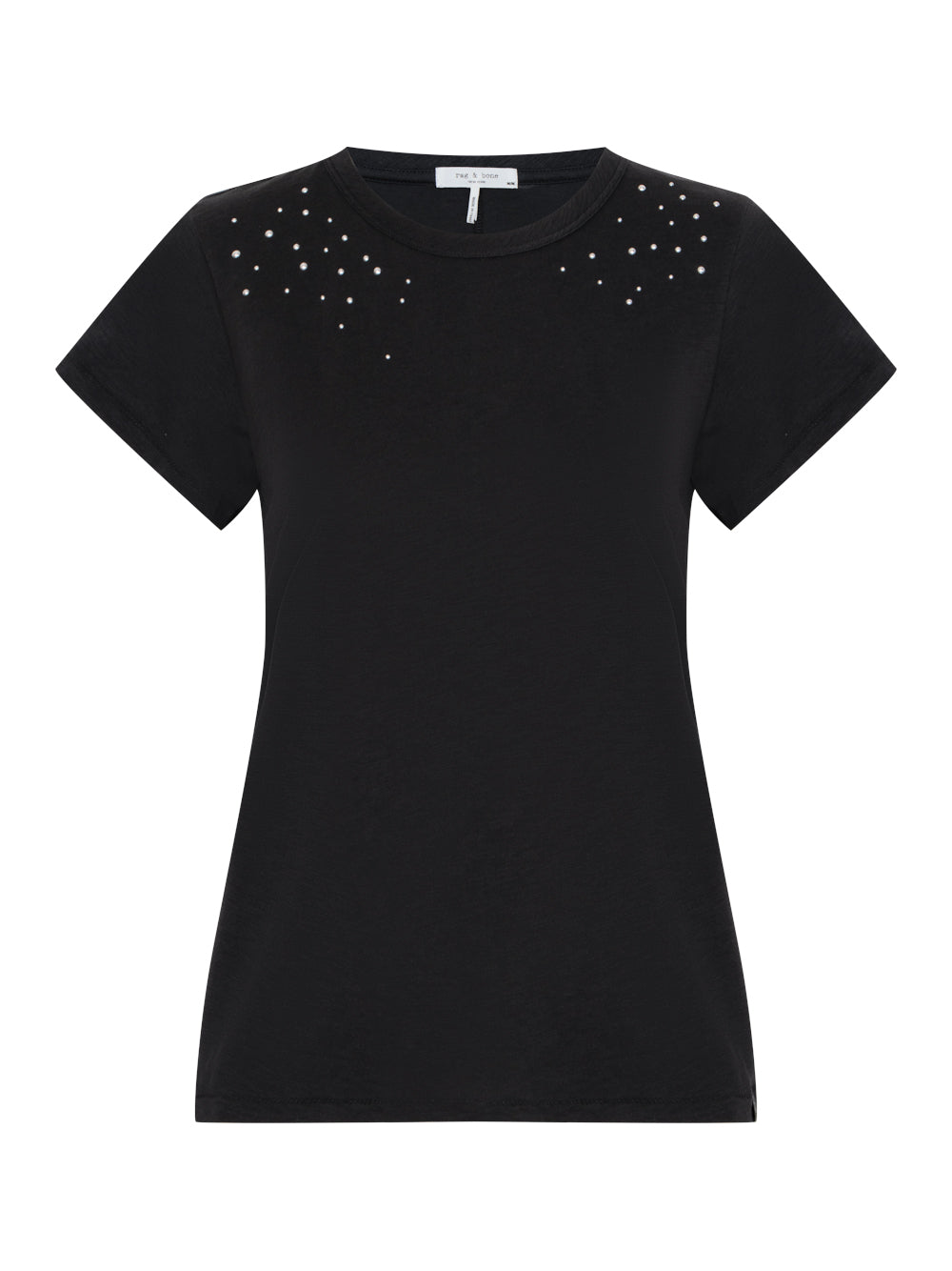 Ombre Stud Tee (Black)