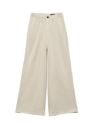 Sofie Wide Leg Chino (Turtledove)