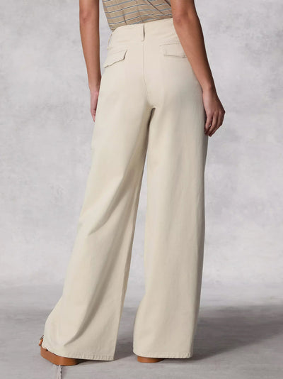 Sofie Wide Leg Chino (Turtledove)