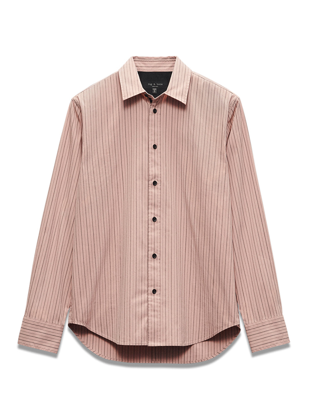 Tomlin Poplin Shirt (Mohagany Stripe)